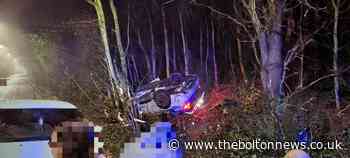 Driver and passenger walk away safe after serious collision - The Bolton News