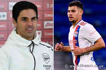 Arsenal have three-man midfield transfer shortlist led by Bruno Guimaraes as Mikel Arteta hints at... - The Sun