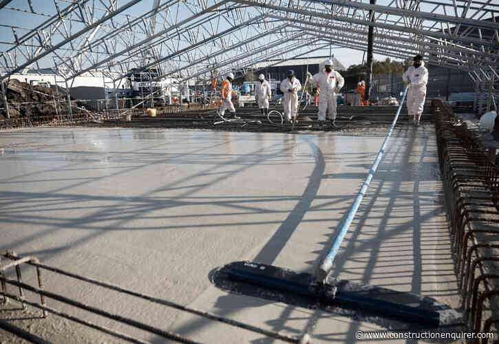 Vinci completes first pour of its ultra low carbon concrete
