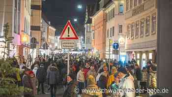 Corona-Spaziergang in Nagold: Mit weit mehr als 1000 Teilnehmern die wohl größte Demo aller Zeiten