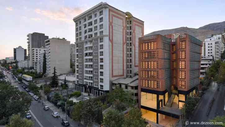 Hooba Design Group wraps Tehran office building in a brick-clad "second skin"