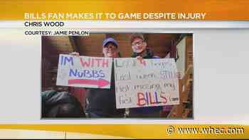 Bills fan doesn't let anything hold him back from attending game vs Jets