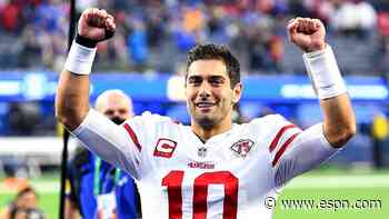 49ers' Jimmy Garoppolo 'could have tapped out,' instead 'stepped up'