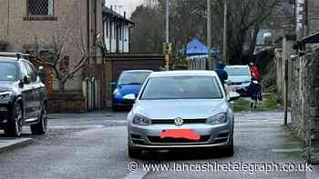 Warning to inconsiderate parkers as car spotted obstructing Clitheroe fire station entrance