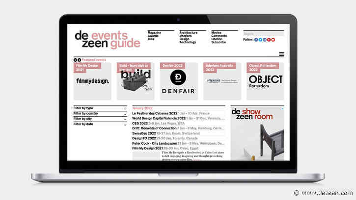 Twenty-five of the best design weeks and festivals for 2022 from Dezeen Events Guide