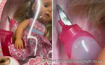 Blackburn: Aldi shopper horrified after finding knife in doll box