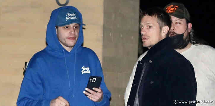 Pete Davidson Hangs Out with 'Suicide Squad' Co-Star Joel Kinnaman