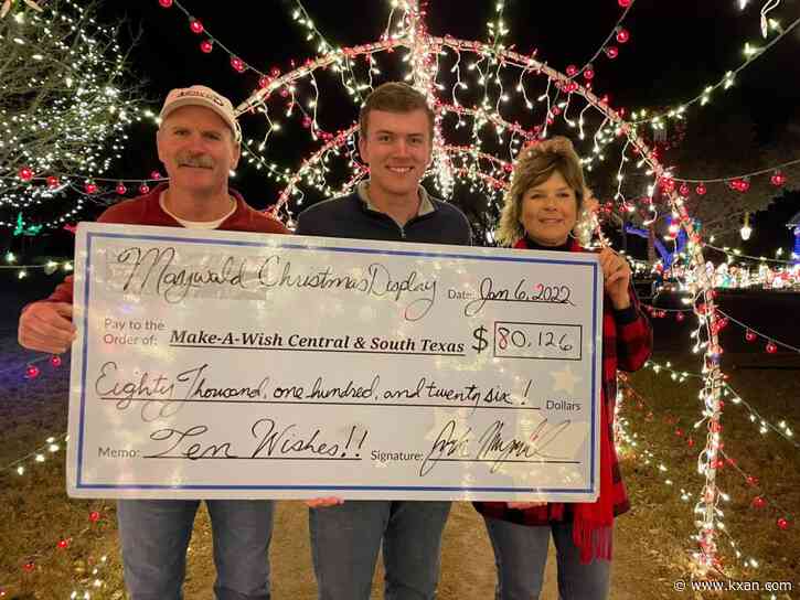 Austin family's Christmas display raises $80K for Make-A-Wish foundation