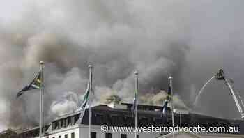 Capetown parliament fire terror charge - Western Advocate