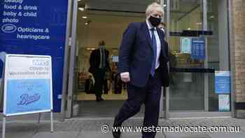 UK PM under fire over lockdown party - Western Advocate