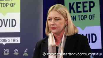 Tasmania's health commander gets COVID-19 - Western Advocate