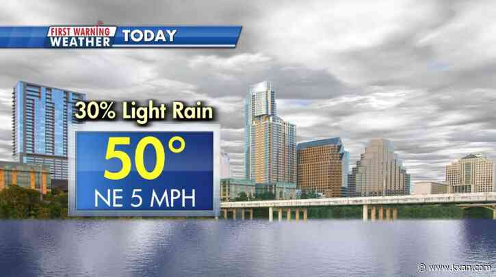 Light rain (and yes, even sleet!) falling across Central Texas - here's what to expect the rest of the day
