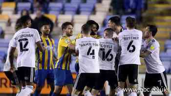 Shrewsbury Town and Accrington Stanley fined by FA after scuffle in League One draw