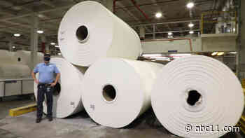 Are you supposed to hang toilet paper over or under? We find out at Kimberly-Clark Paper Mill