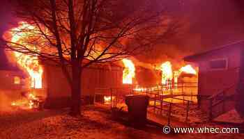 Trailer is total loss after fire in Seneca Falls
