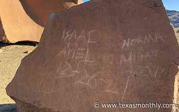 Prehistoric Rock Art In Texas “Irreparably Damaged” By Jackass Vandals