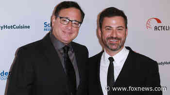 Emotional Bob Saget tribute sees Jimmy Kimmel struggle to maintain composure on his late-night show
