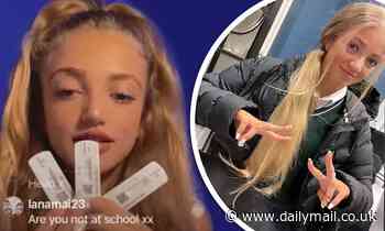 Katie Price's daughter Princess Andre, 14, reveals she has got coronavirus - Daily Mail
