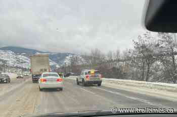 Heads up: Traffic backed up near the Trail mall - Trail Times