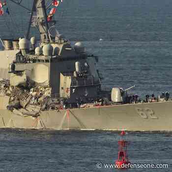 US Navy May Put Autonomous Tech on Crewed Ships to Prevent Collisions