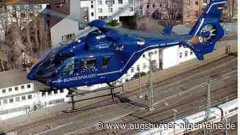 Unbekannte werfen Stein auf IC – Polizei mit Hubschrauber im Einsatz - Augsburger Allgemeine