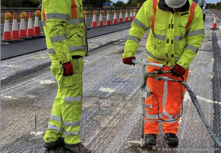 Filler injections rejuvenate aging concrete roads