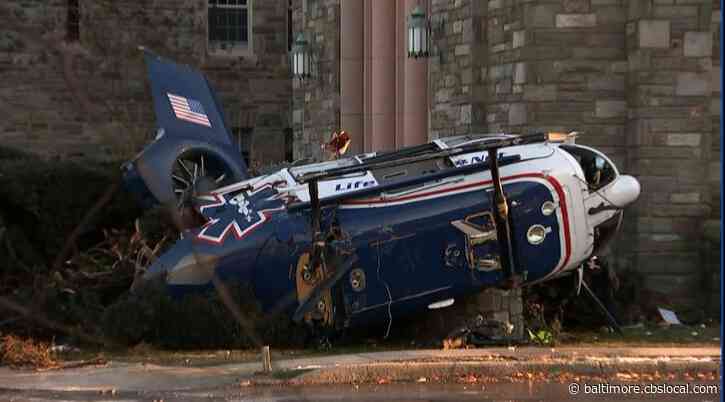 Maryland Medical Helicopter Traveling To Philadelphia Crash Lands; All 4 Occupants, Including Infant, Suffer Minor Injuries, Authorities Say