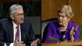Warren uses 'econ 101' to grill Jerome Powell