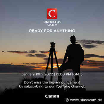 Canon stellt am 19. Januar neue Cinema EOS Kamera vor - kommt die EOS R5C? - slashCAM