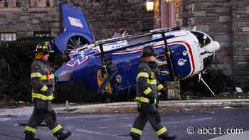 Baby, 3 others escape medical helicopter's crash-landing without serious injuries