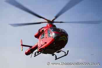 Acorn Industrial Park Crayford: Person airlifted to hospital