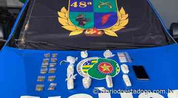 Polícia prende duas pessoas por tráfico de drogas em Goianira - Jornal Diário do Estado