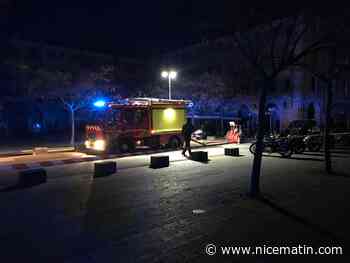 La place Garibaldi plongée dans le noir à Nice, un périmètre de sécurité mis en place