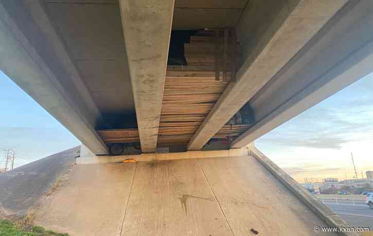 Large structure under north Austin overpass highlights hidden homeless population