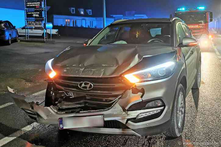 Twee gewonden bij kop-staartaanrijding