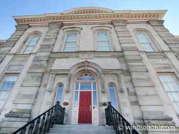 Façade restoration of Mackenzie Hall nears completion - Windsor Star