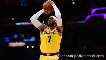 Carmelo Anthony acepta la comparación Lakers-Buccaneers - ESPN Deportes