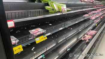 Panic buying hits Perth supermarkets as national supply issues bite