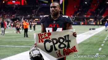 Cordarrelle Patterson sends message to Falcons' front office with custom cleats