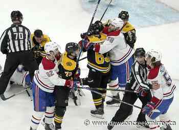 Marchand has hat trick, Bruins beat Canadiens 5-1 - Dawson Creek Mirror