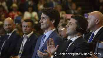 Ukrainian President Zelenskyy raises sanctions on Russia in conversation with Trudeau - Lethbridge News Now