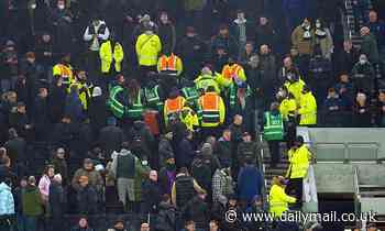 Medical emergency in the crowd at Tottenham v Chelsea game causes lengthy delay - Daily Mail