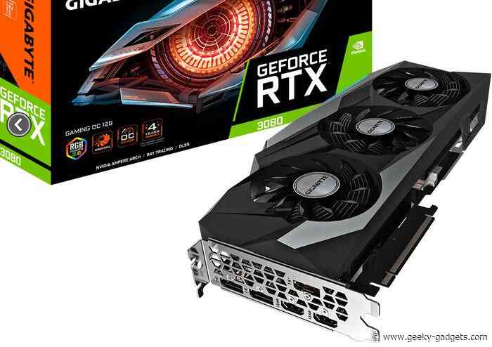 GIGABYTE GeForce RTX 3080 12GB graphics cards launched