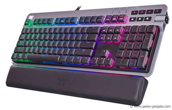 Thermaltake ARGENT K6 RGB gaming keyboard and mouse