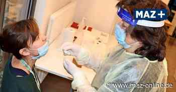 Luckenwalde: Drittes Corona-Testzentrum eröffnet - Tests bereits früh am morgen - Märkische Allgemeine Zeitung