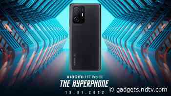 Xiaomi 11T Pro Price in India, Storage Variants, Specifications Tipped Ahead of January 19 Launch