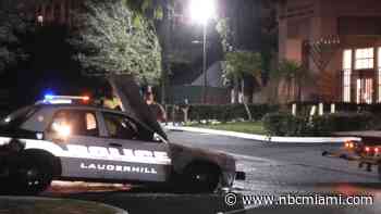 Suspect Caught on Camera Setting Police Car on Fire Outside Lauderhill Synagogue