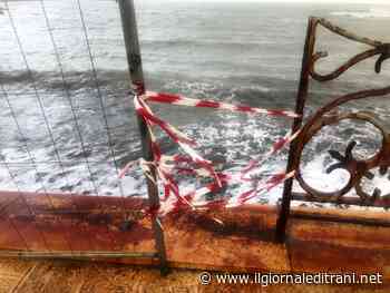 Trani, sicurezza del lungomare: per il momento basta un nastro - ilgiornaleditrani - Radio Bombo