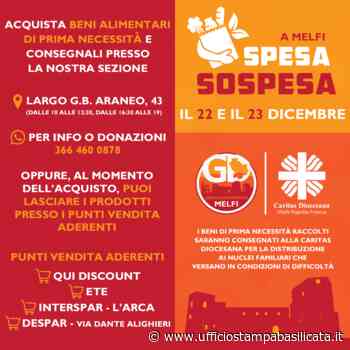 A Melfi seconda edizione de "La spesa sospesa", iniziativa dei Giovani Democratici - Ufficio Stampa Basilicata