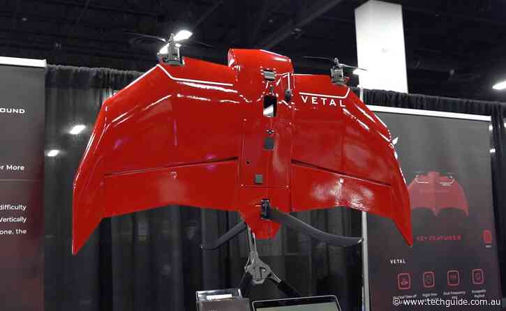 Vetal offers best of both worlds – it’s a fixed wing craft and can land like a drone